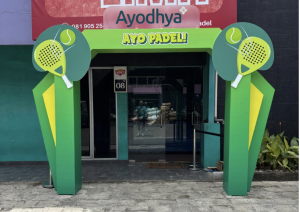 Pembuatan Gate Backdrop Padel