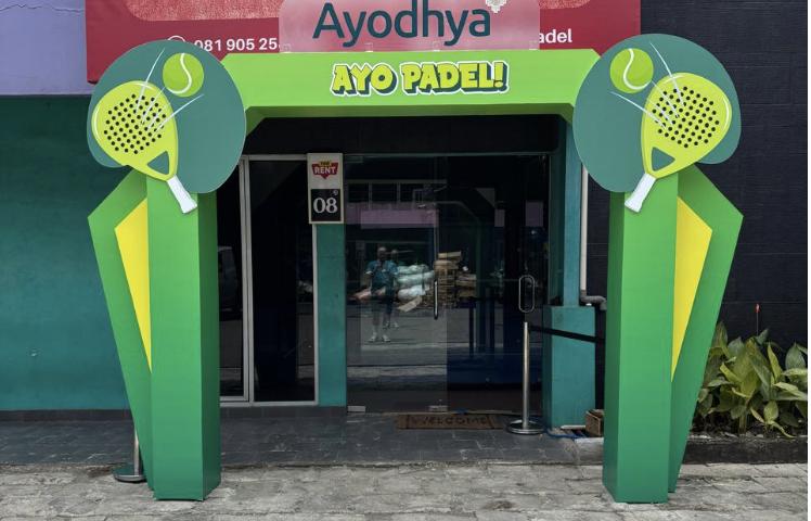 Pembuatan Gate Backdrop Padel