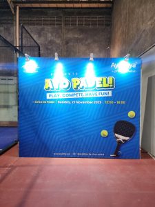 Backdrop - Photobooth Ayo Padel