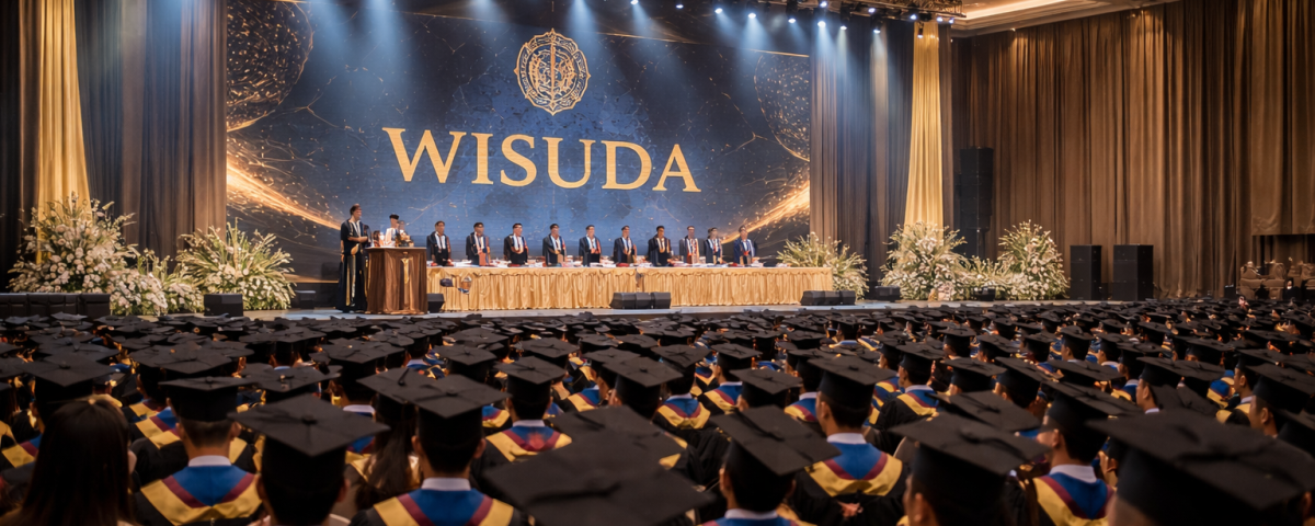 Event - Dokumentasi Produksi Acara Wisuda Ballroom - Trimitra Multi Land