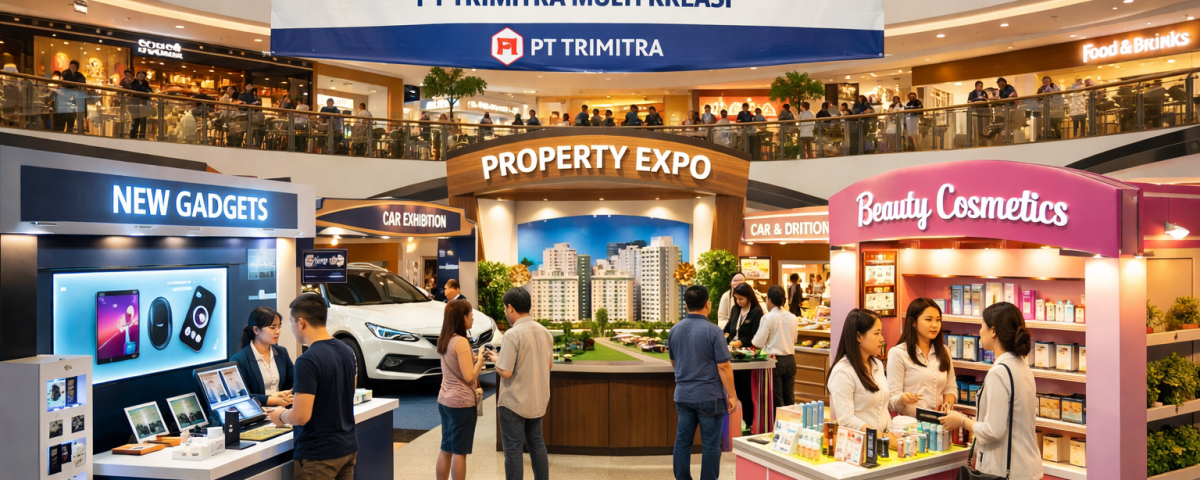 Booth Pameran - Aktivitas Property Expo Mall to Mall - Trimitra Multi Land