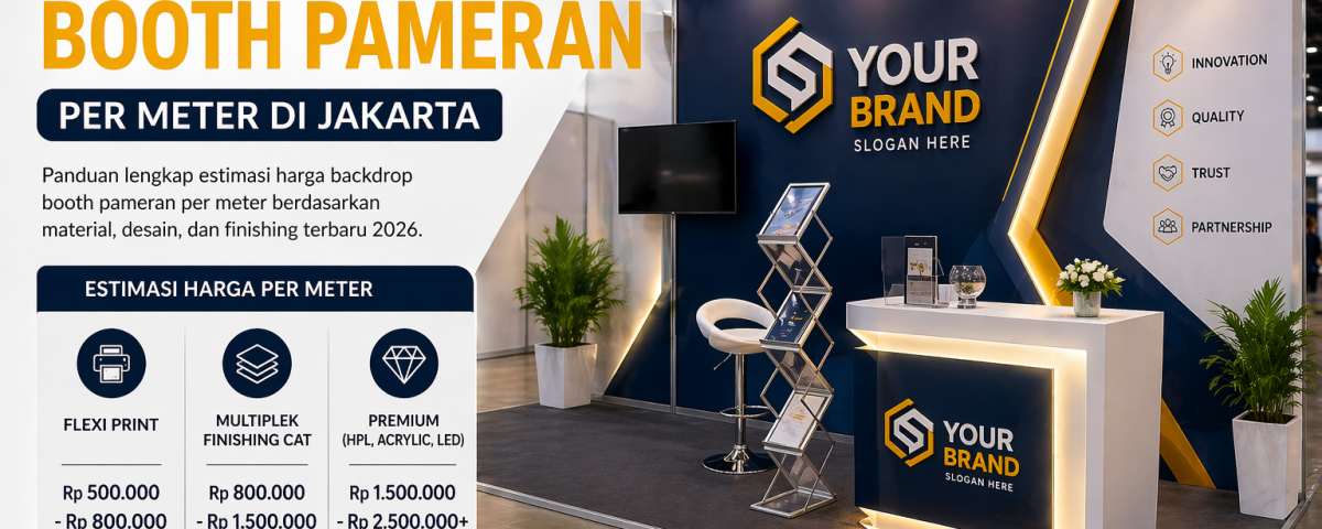 backdrop booth pameran