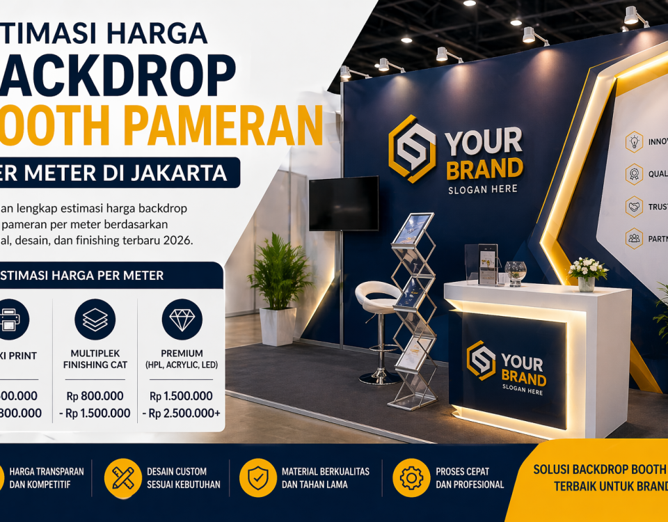 backdrop booth pameran