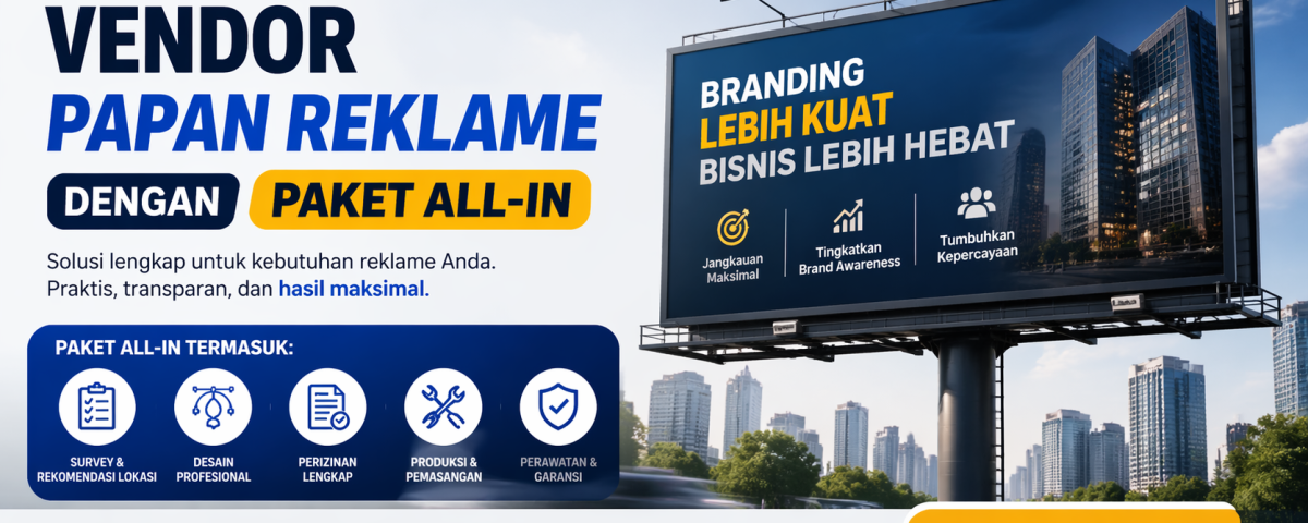 vendor papan reklame