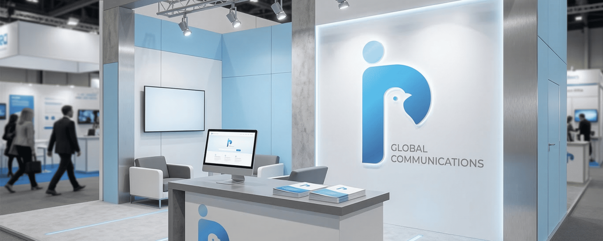 Booth - pameran Peace Infinite hasil karya kontraktor Trimitra.