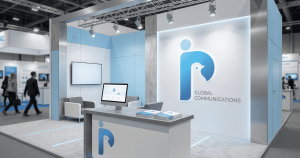 Booth - pameran Peace Infinite hasil karya kontraktor Trimitra.